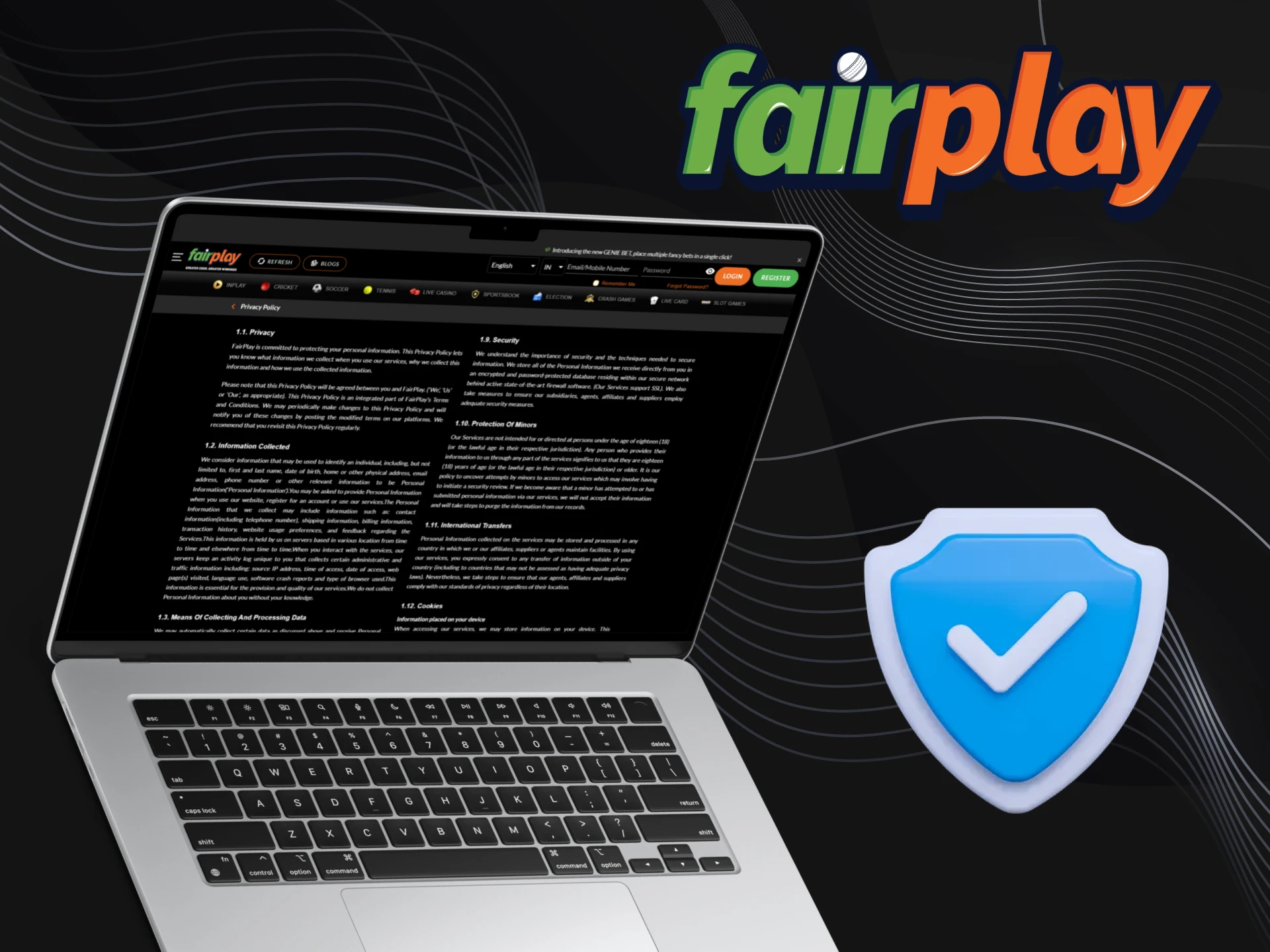 All user information is securely protected at Fairplay.