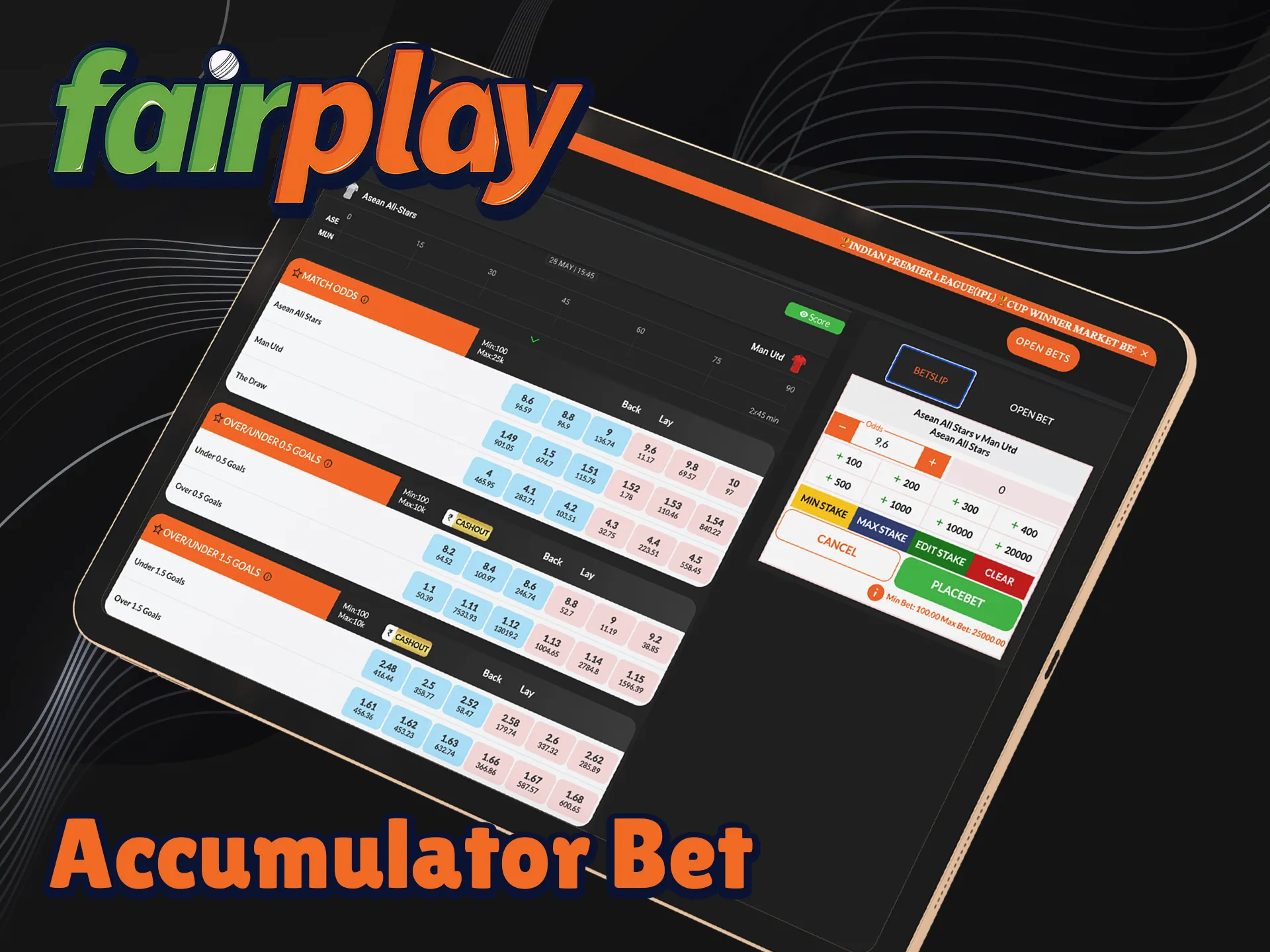Find out about accumulator bets at Fairplay.